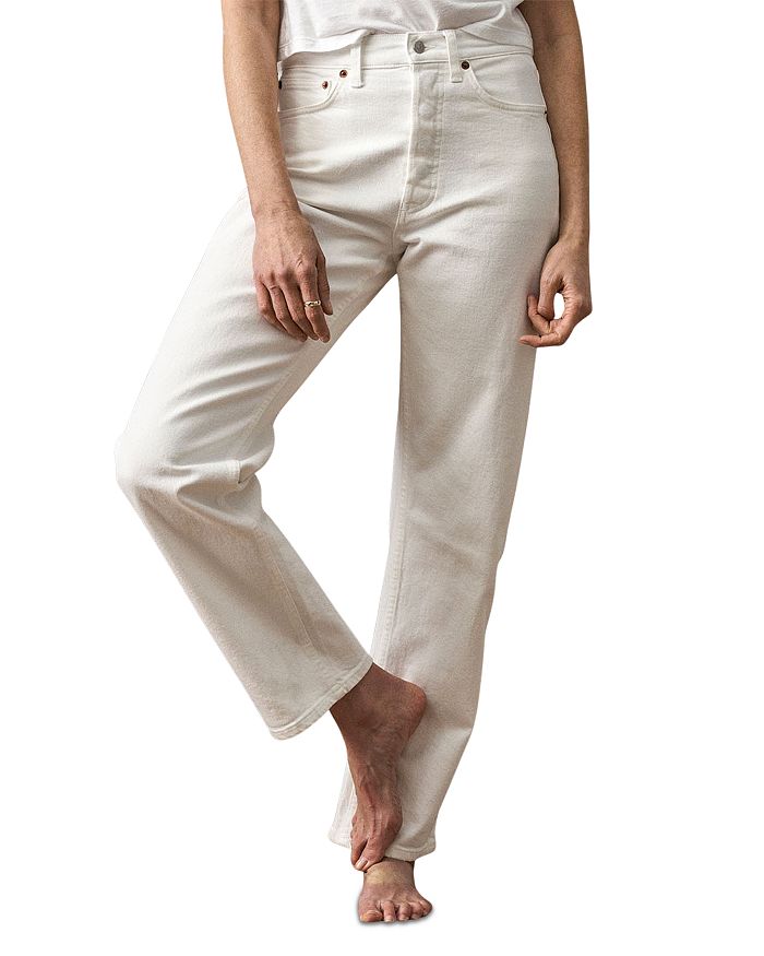 

Джинсы Rider High Rise Slim в цвете Natural Buck Mason, коричневый/бежевый