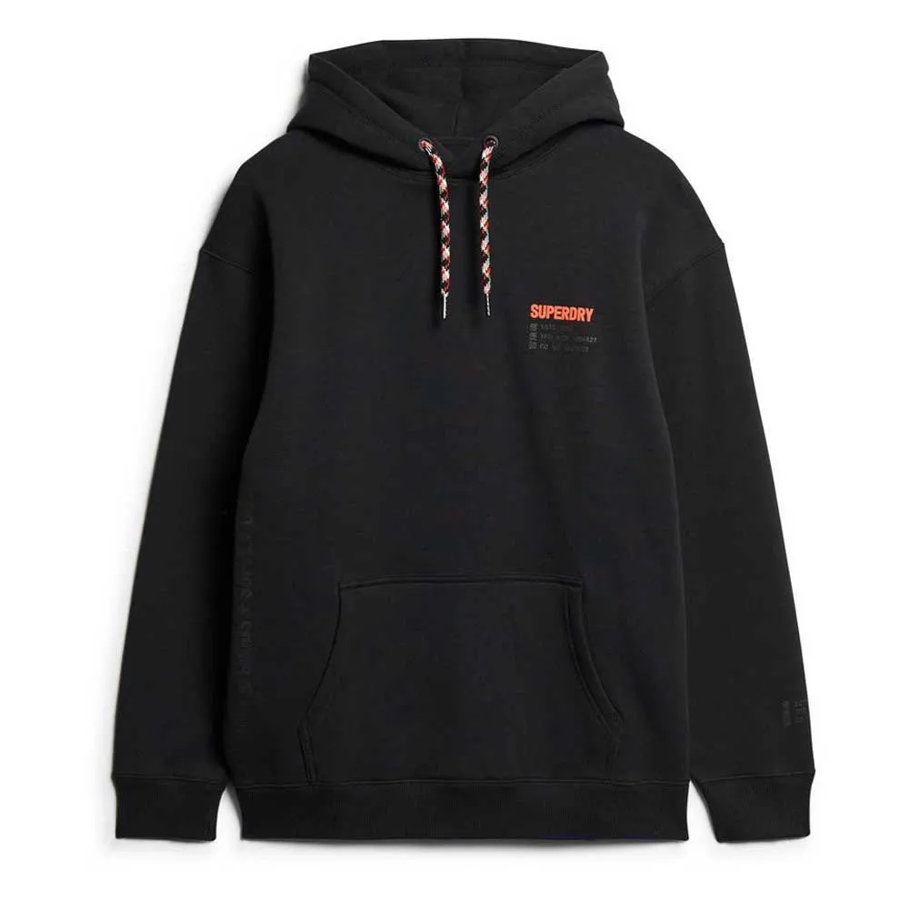 

Худи Superdry Utility Sport Logo Loose, черный