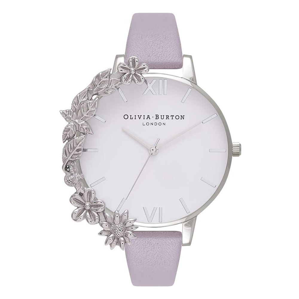 

Фиолетовые часы из искусственной кожи Olivia Burton, фиолетовый