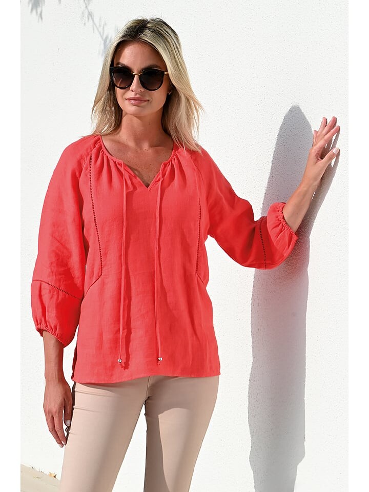 

Блуза Bleu d'Azur Shanti, коралловый