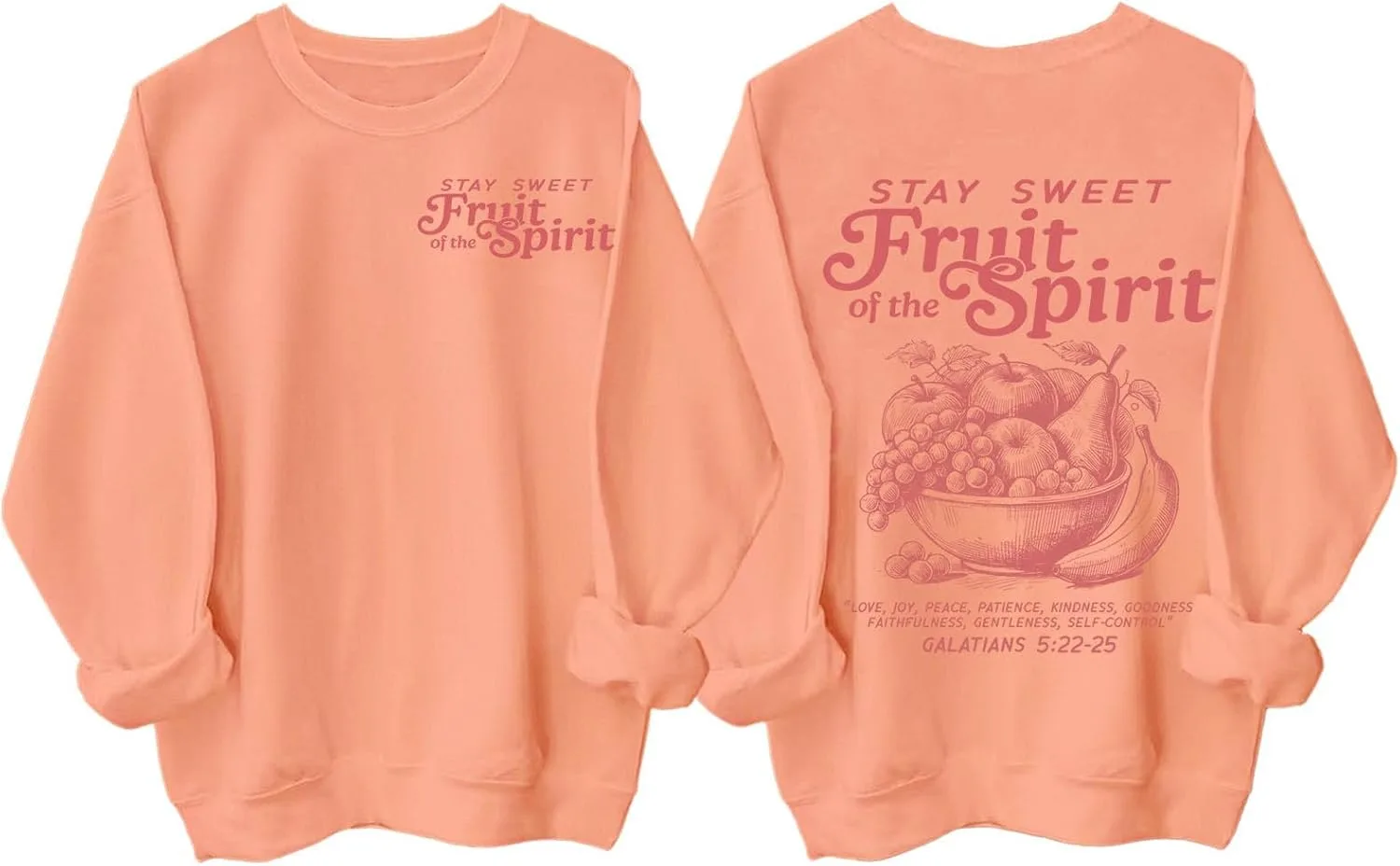 

Толстовка Fruit of the Spirit с библейским стихом Галатам 5:22 KALRUP