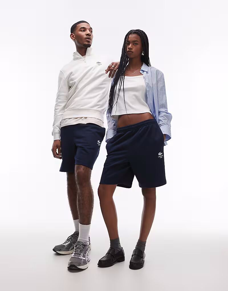 

Трикотажные шорты Lacoste темно-синего цвета