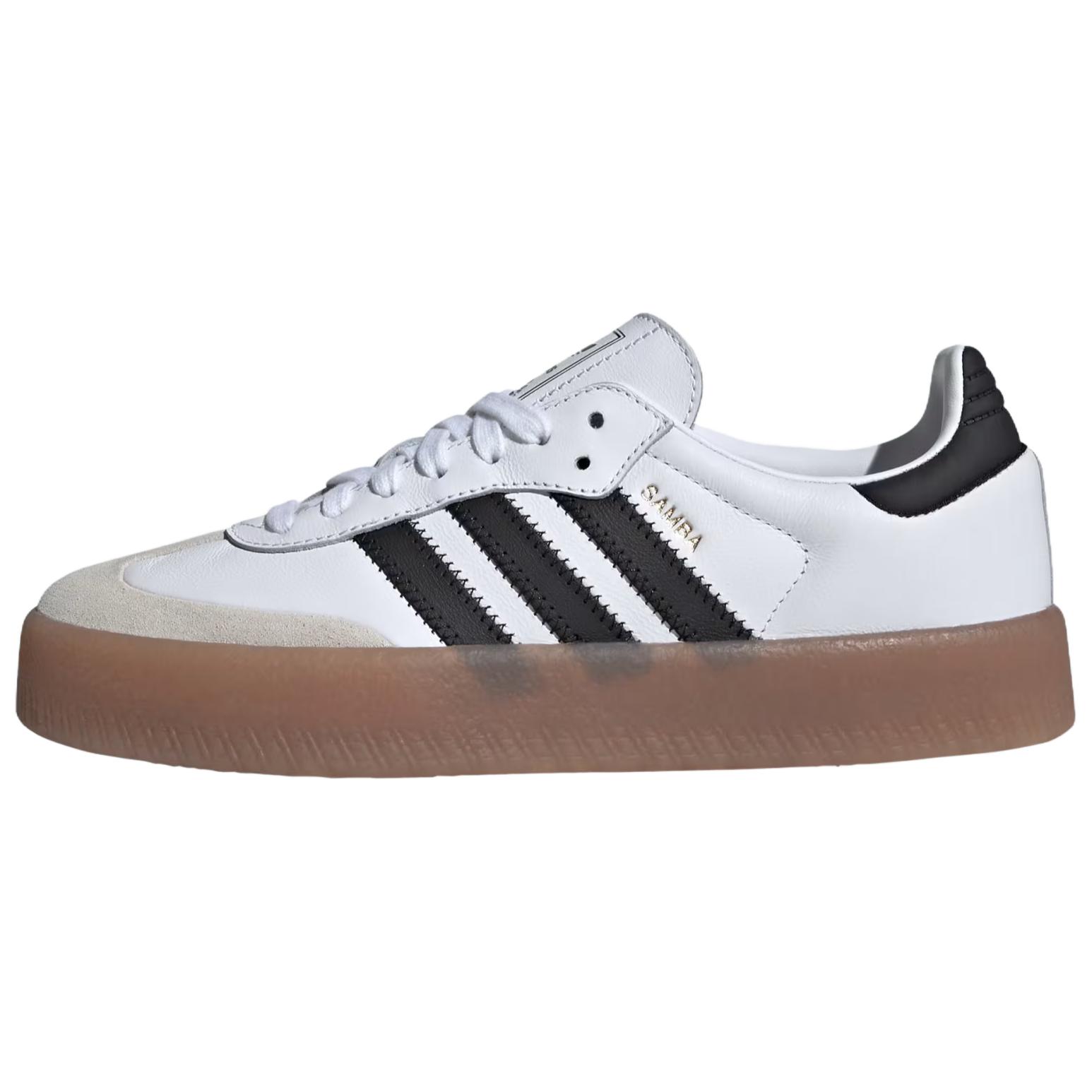 

Кроссовки Adidas Sambae Cloud White Metallic Gold Women's, белый/черный