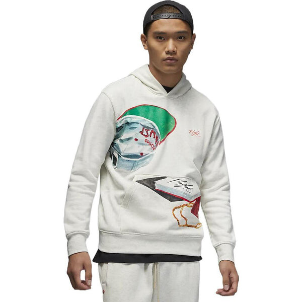 Толстовка Air Jordan Artist Series Hoodies 'White', белый — фото 4