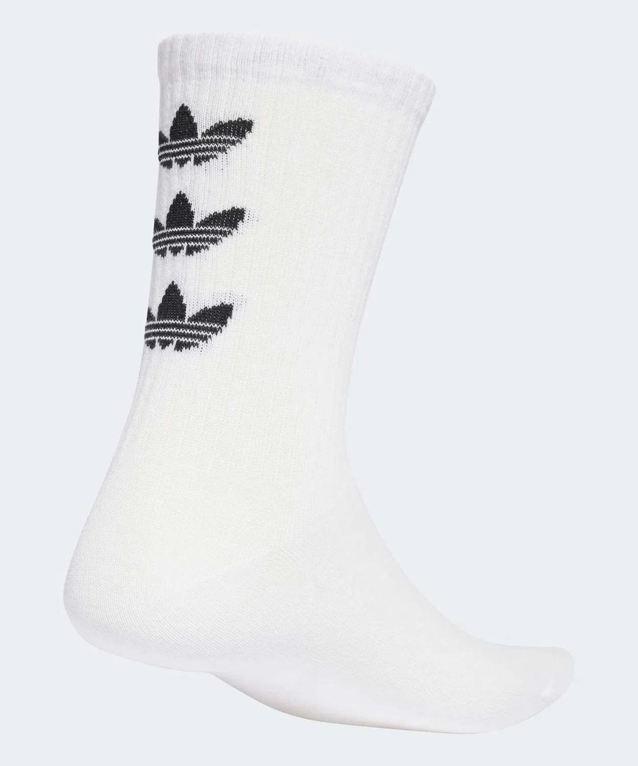 Носки Crew 3 пары adidas Originals белые — фото 2