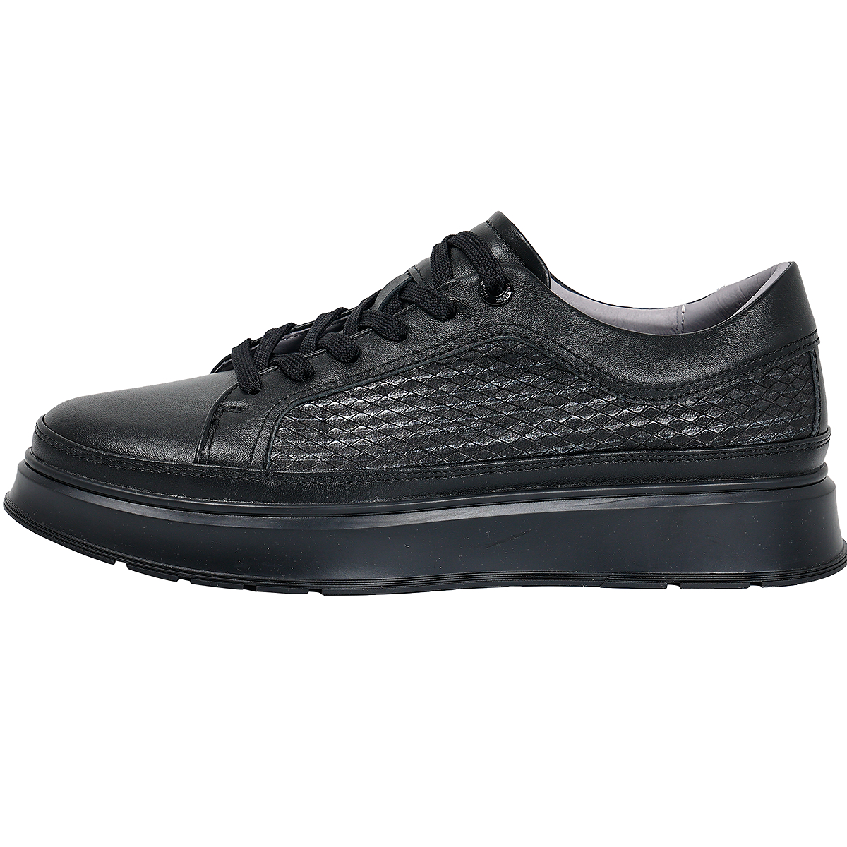 

Износостойкие низкие мужские кроссовки LESS IS MORE, Black (W5Qxl32201-White)