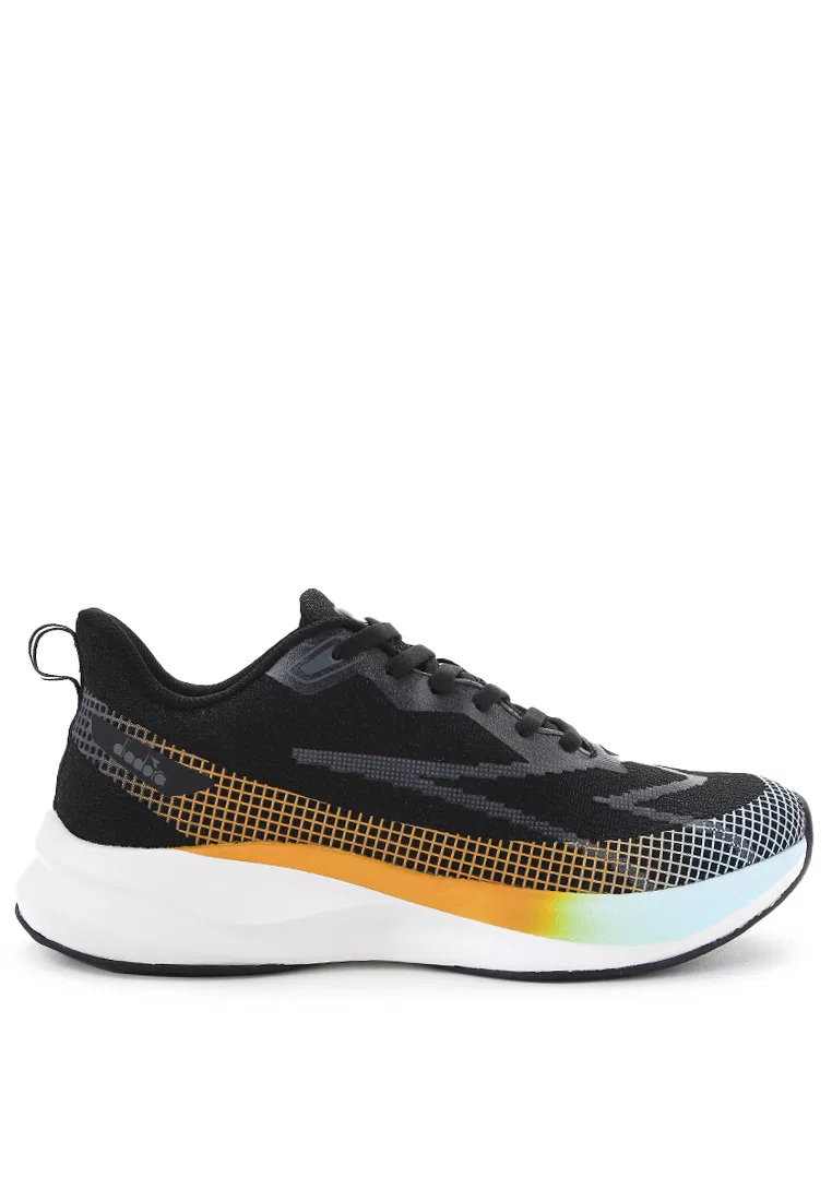 Кроссовки мужские спортивные, Purlo Diadora, черный/желтый