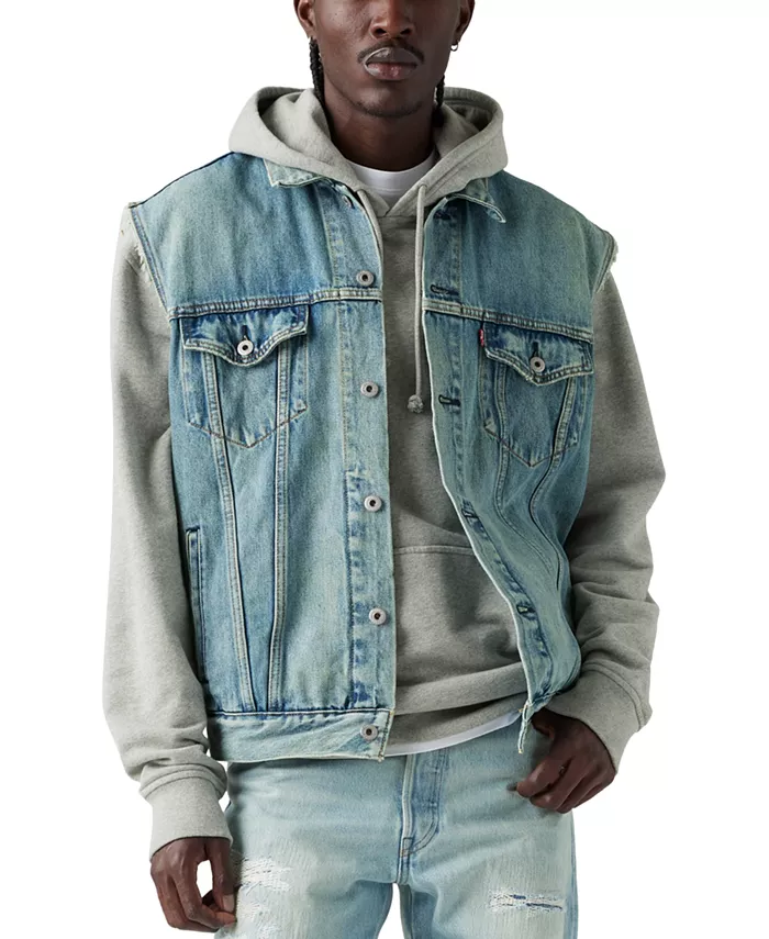

Мужская свободная куртка-жилет Premium Trucker Levi's, синий