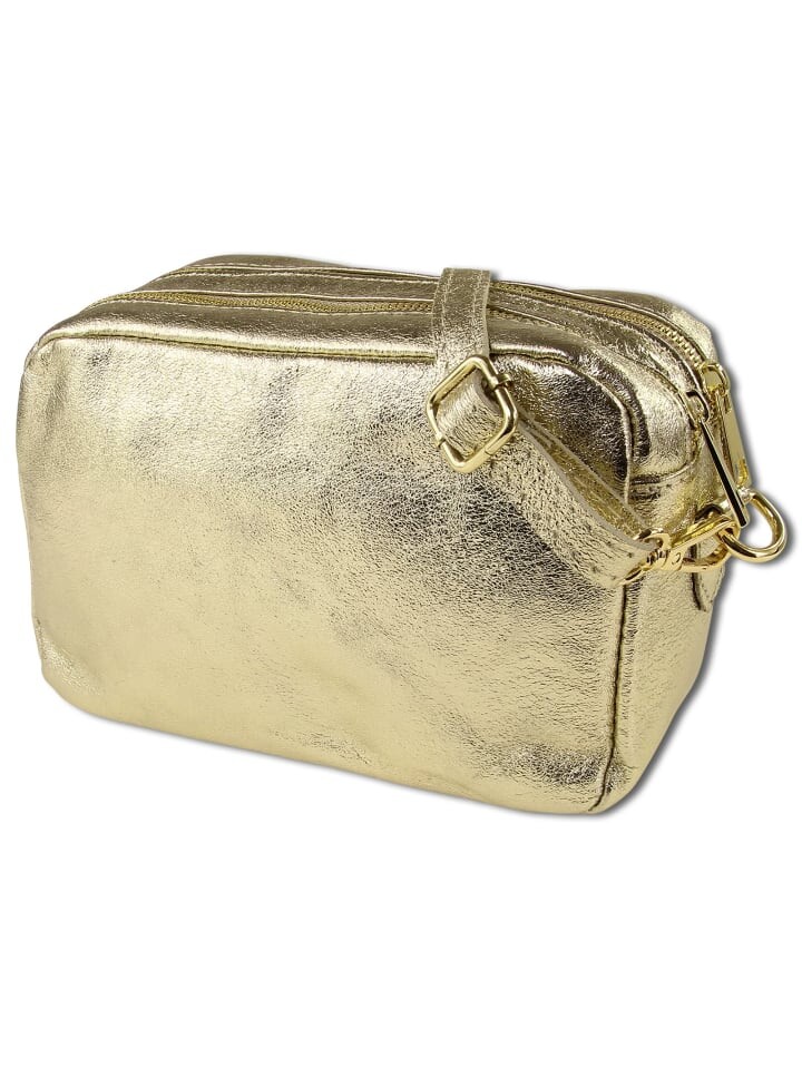 

Наплечная сумка Toscanto Umhängetasche Leder gold ca. 22cm, Золотой, Наплечная сумка Toscanto Umhängetasche Leder gold ca. 22cm