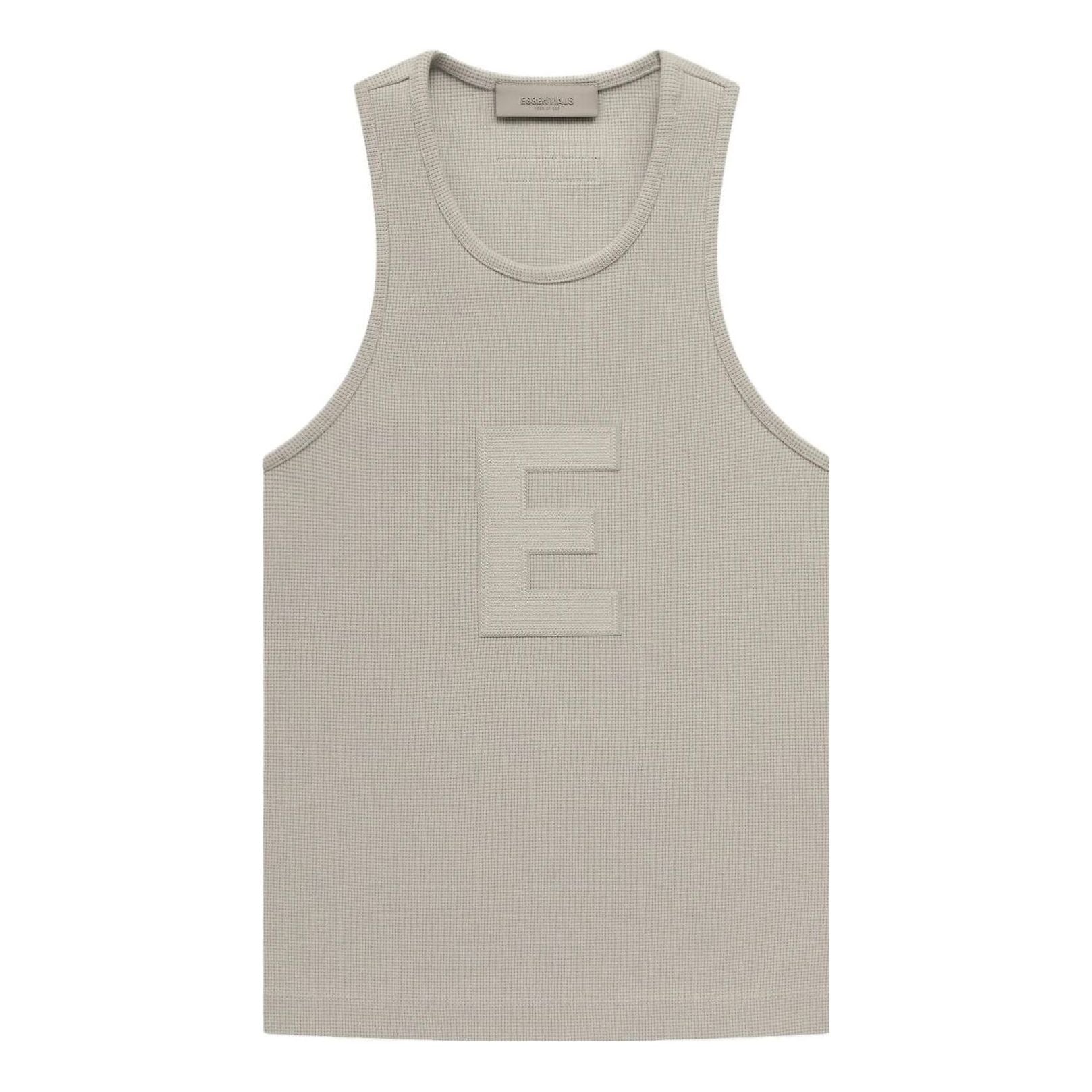 

Топ (WMNS) Fear of God Essentials SS23 Waffle Tank 'Seal' FOG-SS23-226, серый