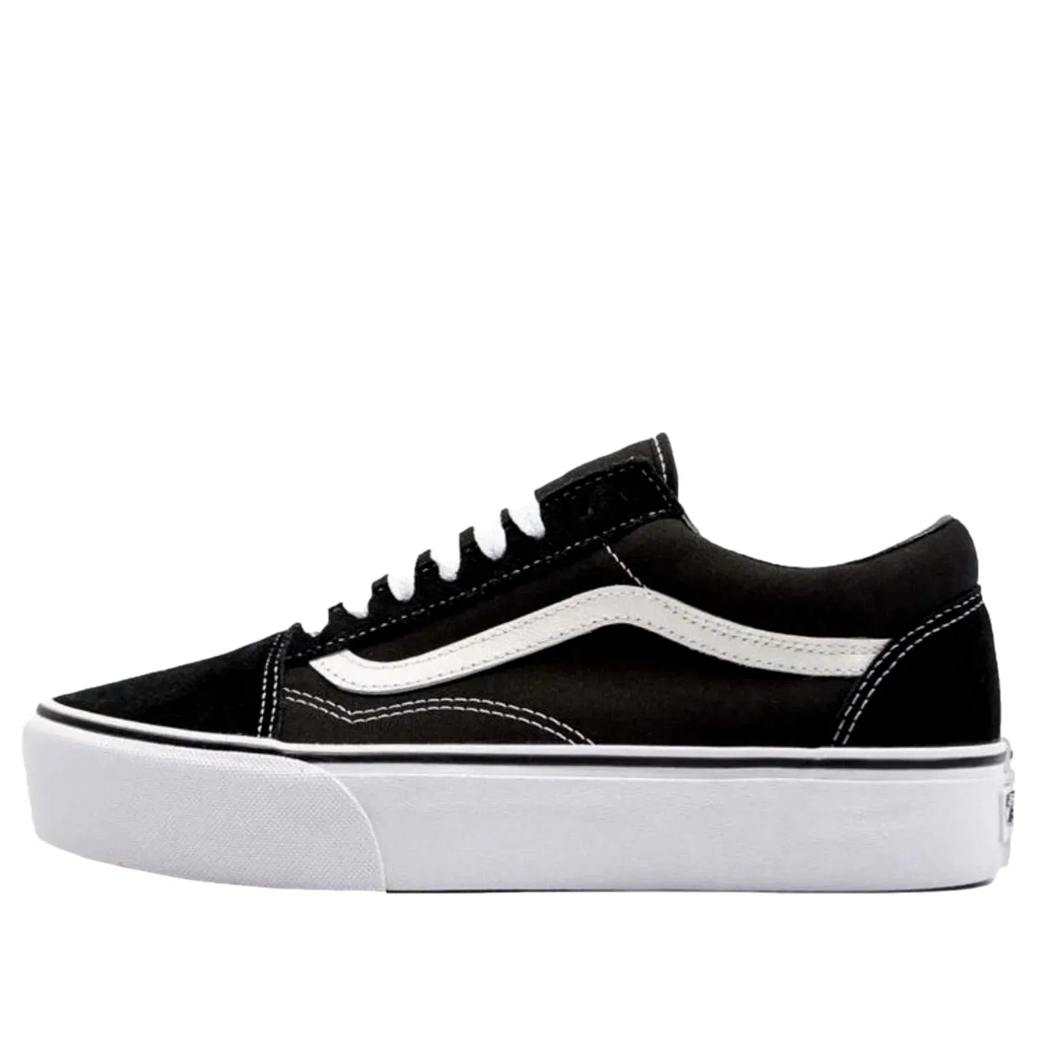 Мужские кеды Vans Old Skool Platform, черно-белые, VN0A3B3UY28
