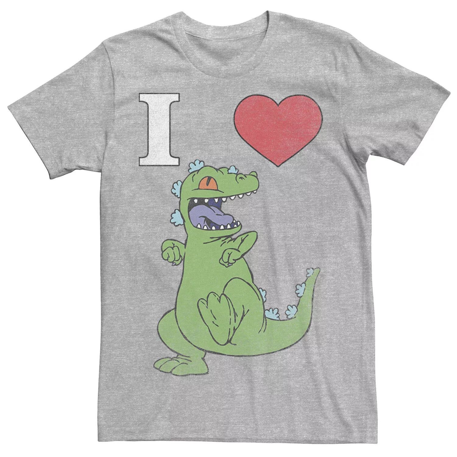

Мужская футболка Nickelodeon RugRats I Love Reptar Licensed Character