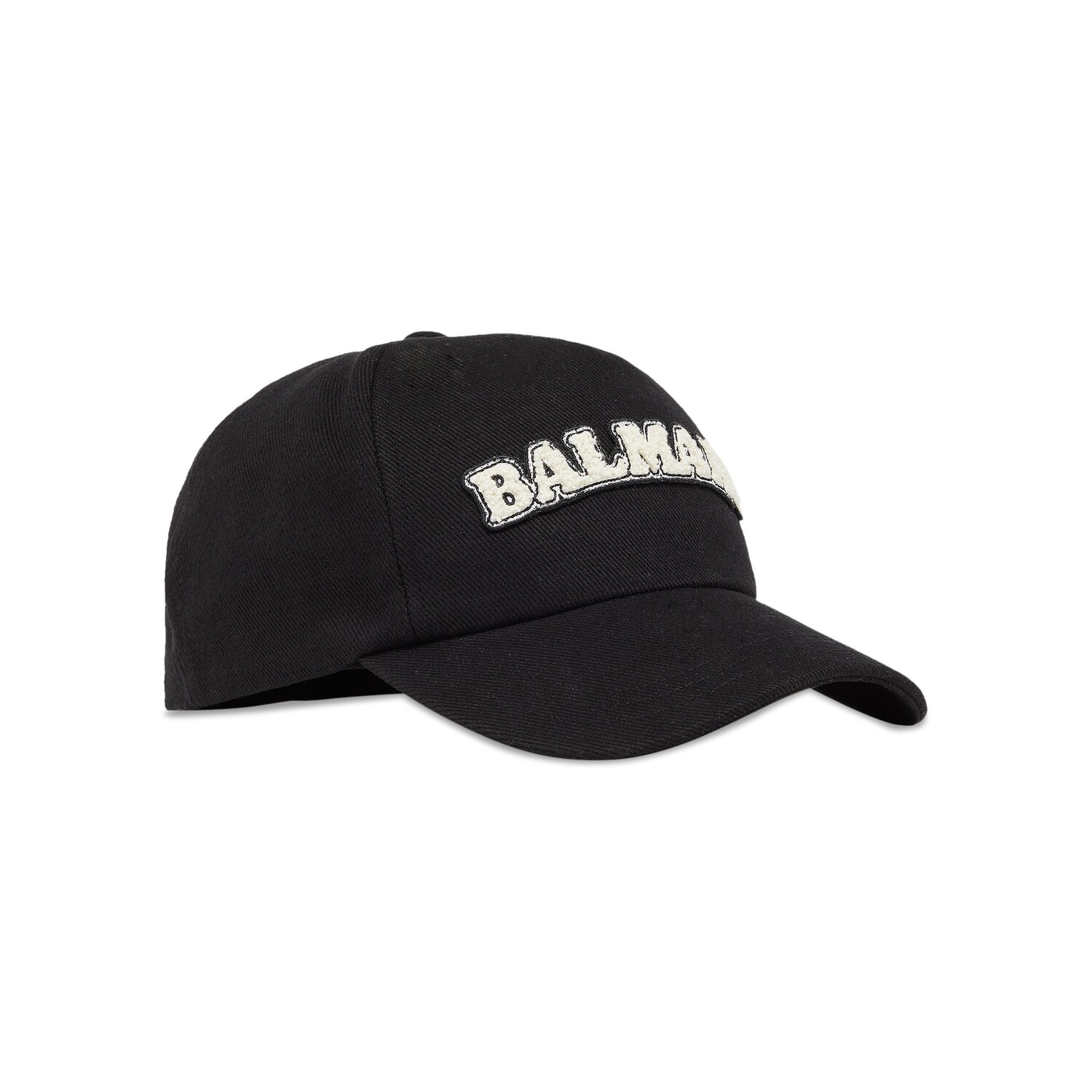 

Кепка Balmain с вышивкой Черный/Слоновая кость