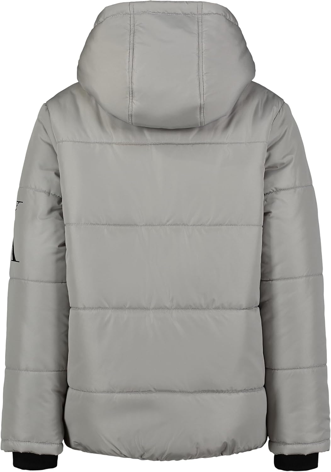 Плотная куртка Calvin Klein для мальчиков с капюшоном и флисовой подкладкой, Monologo Drizzle — фото 2