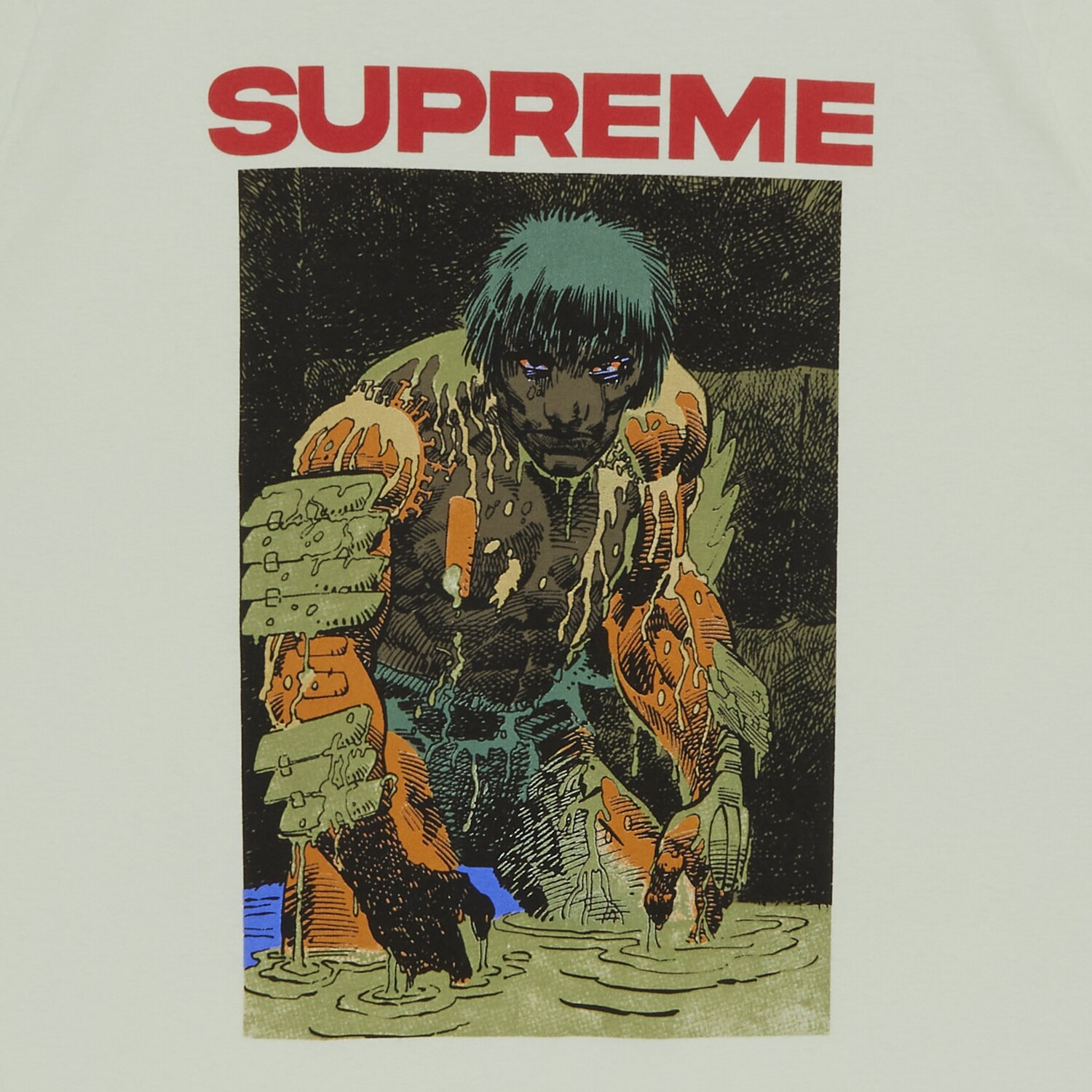Футболка Supreme Ronin, бледно-зеленая — фото 3