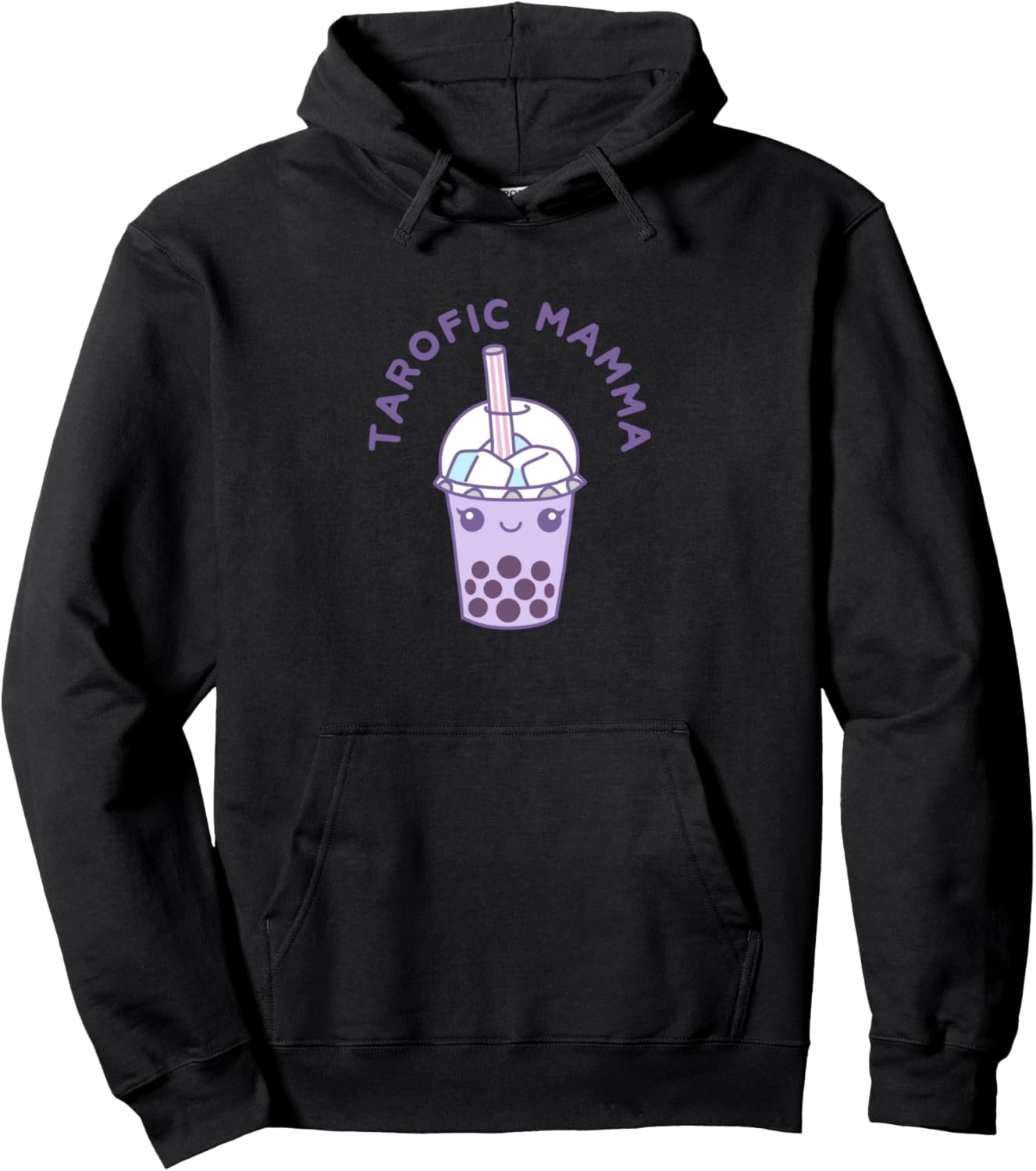 

Толстовка Tarofic Mamma Boba Tea Trendy Holiday Apparel, черный