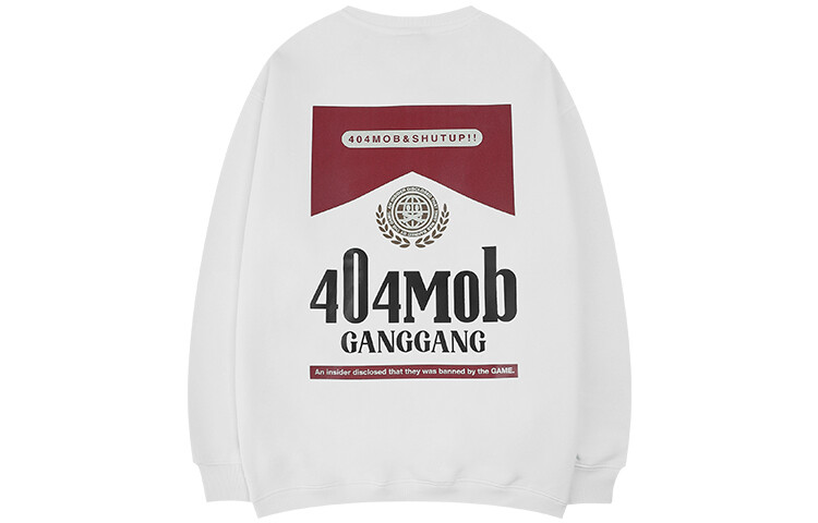 

Толстовка унисекс 404MOB GANG, Белый