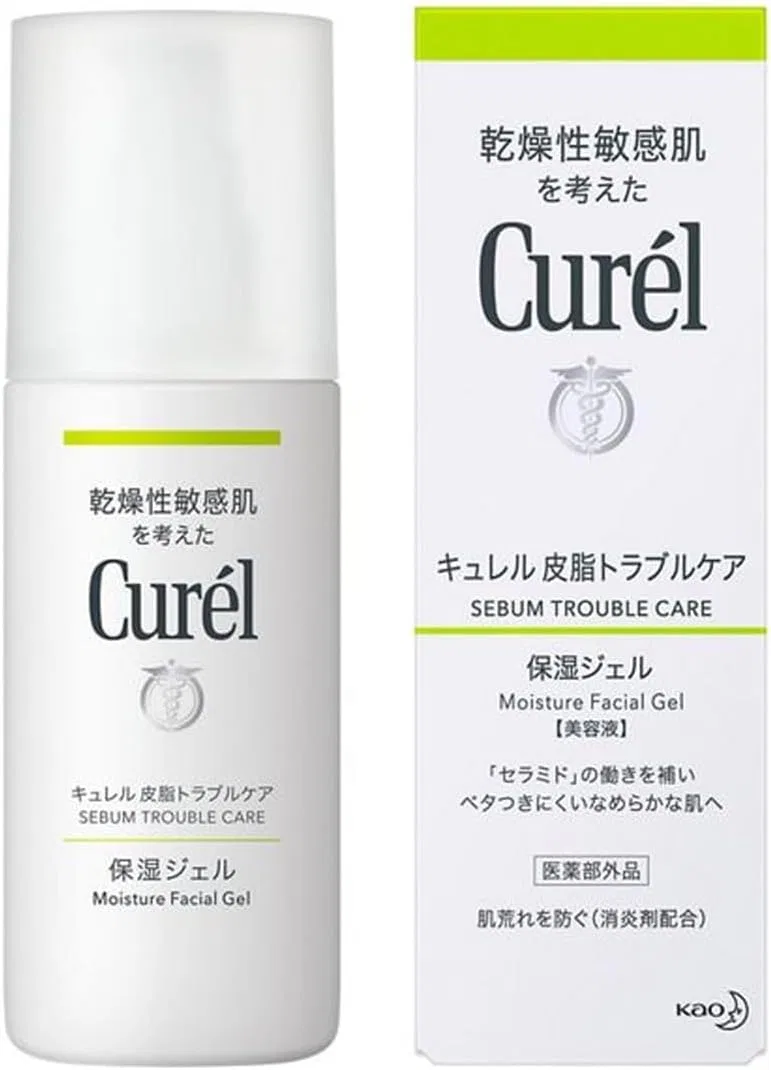 Набор Curel — Увлажняющий гель для лица Oil Trouble Care, 120 мл, набор 3 шт