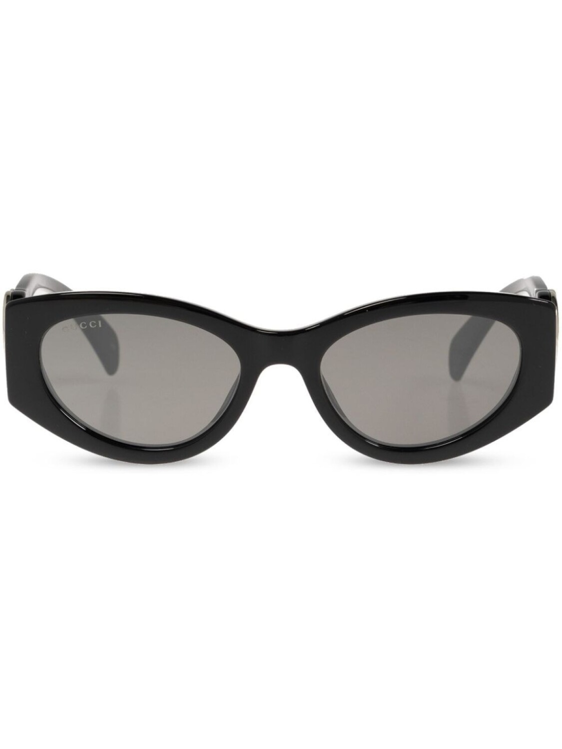 

Gucci Eyewear солнцезащитные очки в оправе «кошачий глаз», черный