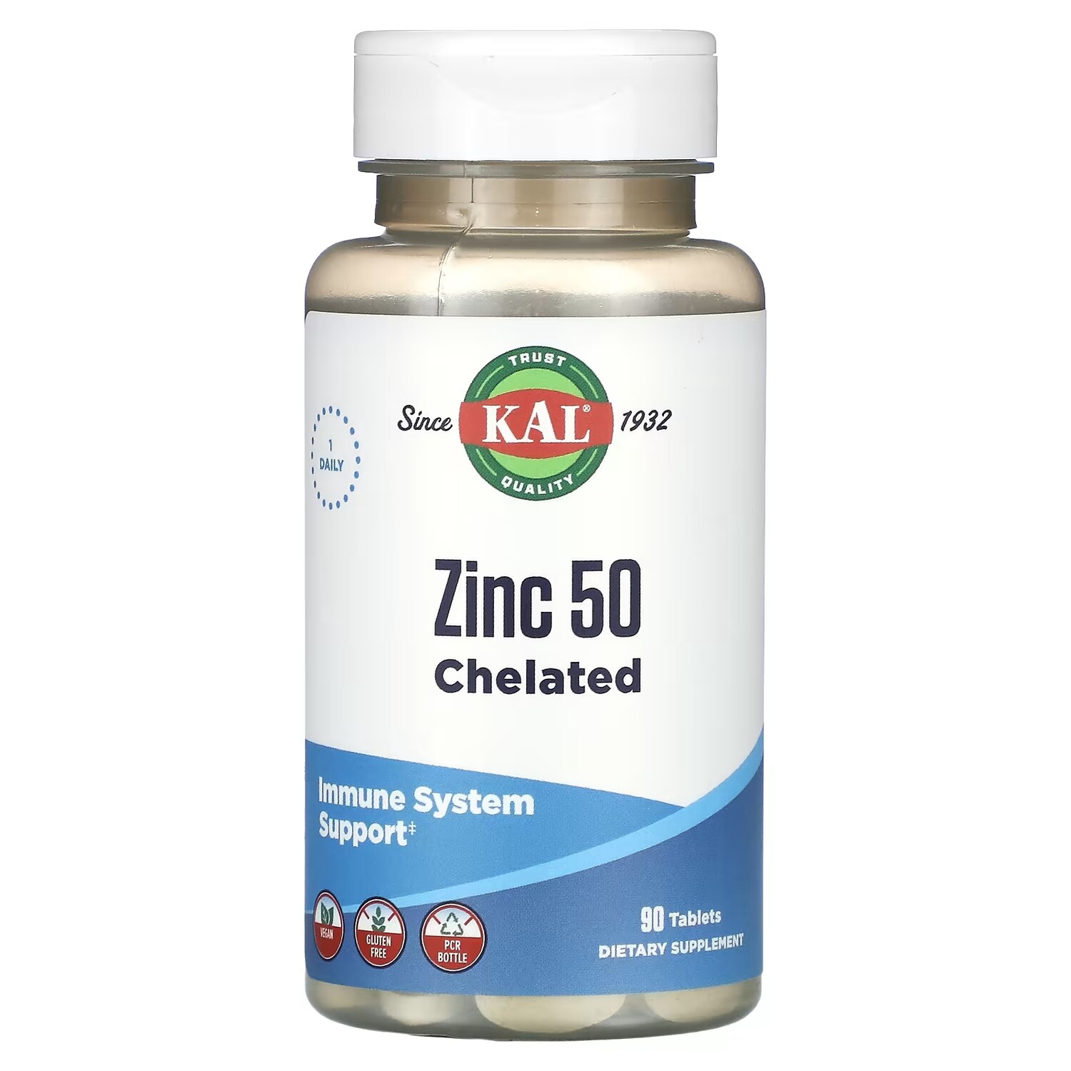 

Добавка KAL Zinc Chelated, 90 таблеток