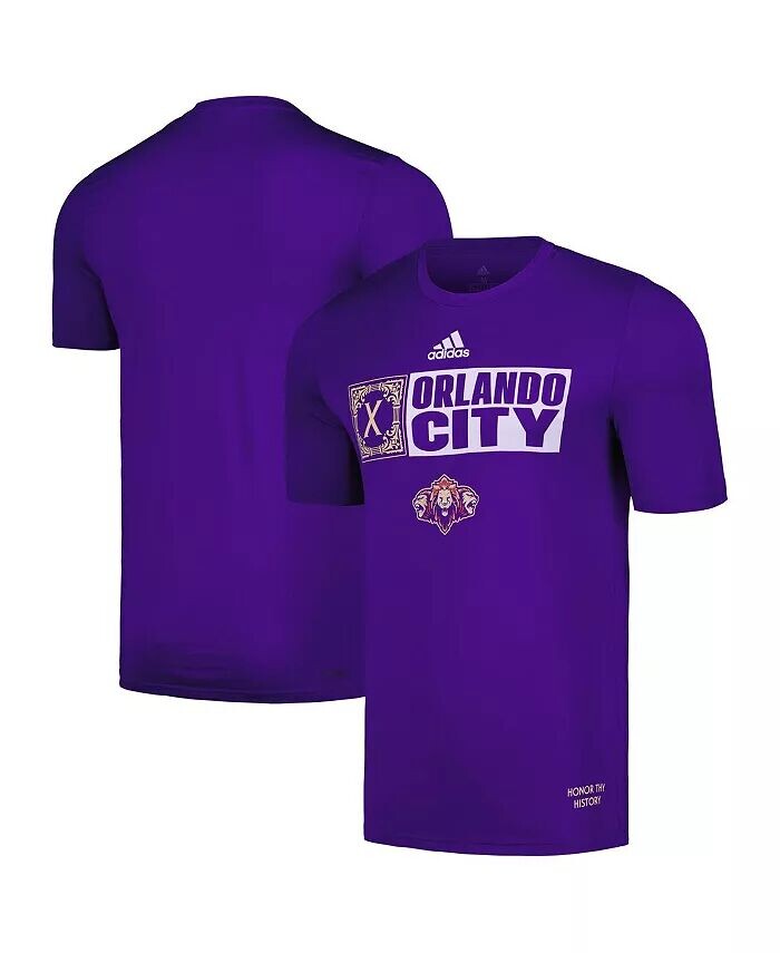

Мужская фиолетовая футболка Orlando City SC 2024 Jersey Hook AEROREADY adidas