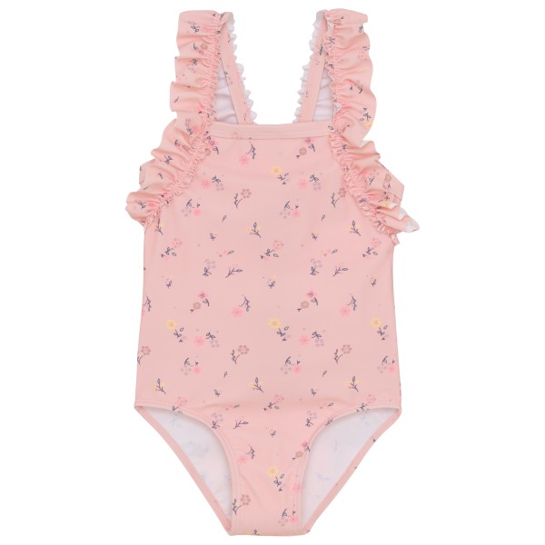 

Детский купальник с оборками aop - swimsuit Color Kids, красный