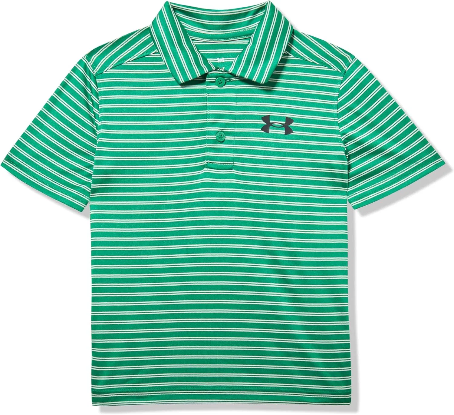 Детское поло Under Armour, Team Kelly Green