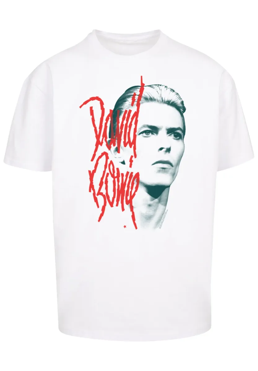 

Футболка F4NT4STIC "David Bowie Mono Stare", принт, белый