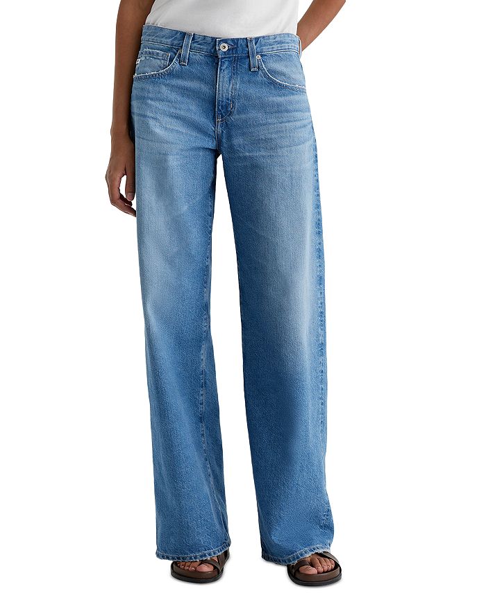 

Джинсы Adria Low Rise Wide Leg в цвете Flashback AG, синий