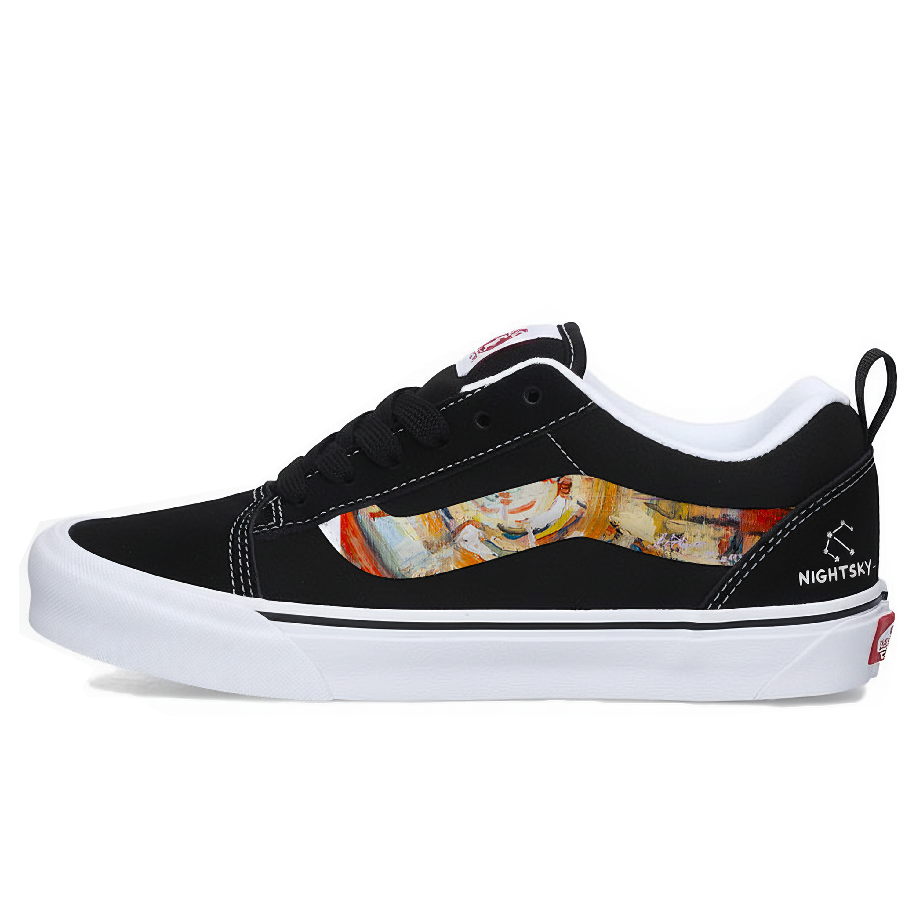 

Vans Knu Skool устойчивые к истиранию низкие кроссовки для скейтбординга Unisex Black