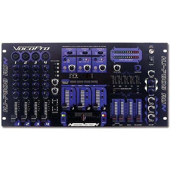 

Микшер VocoPro KJ-7808RV DJ/Karaoke Mixer