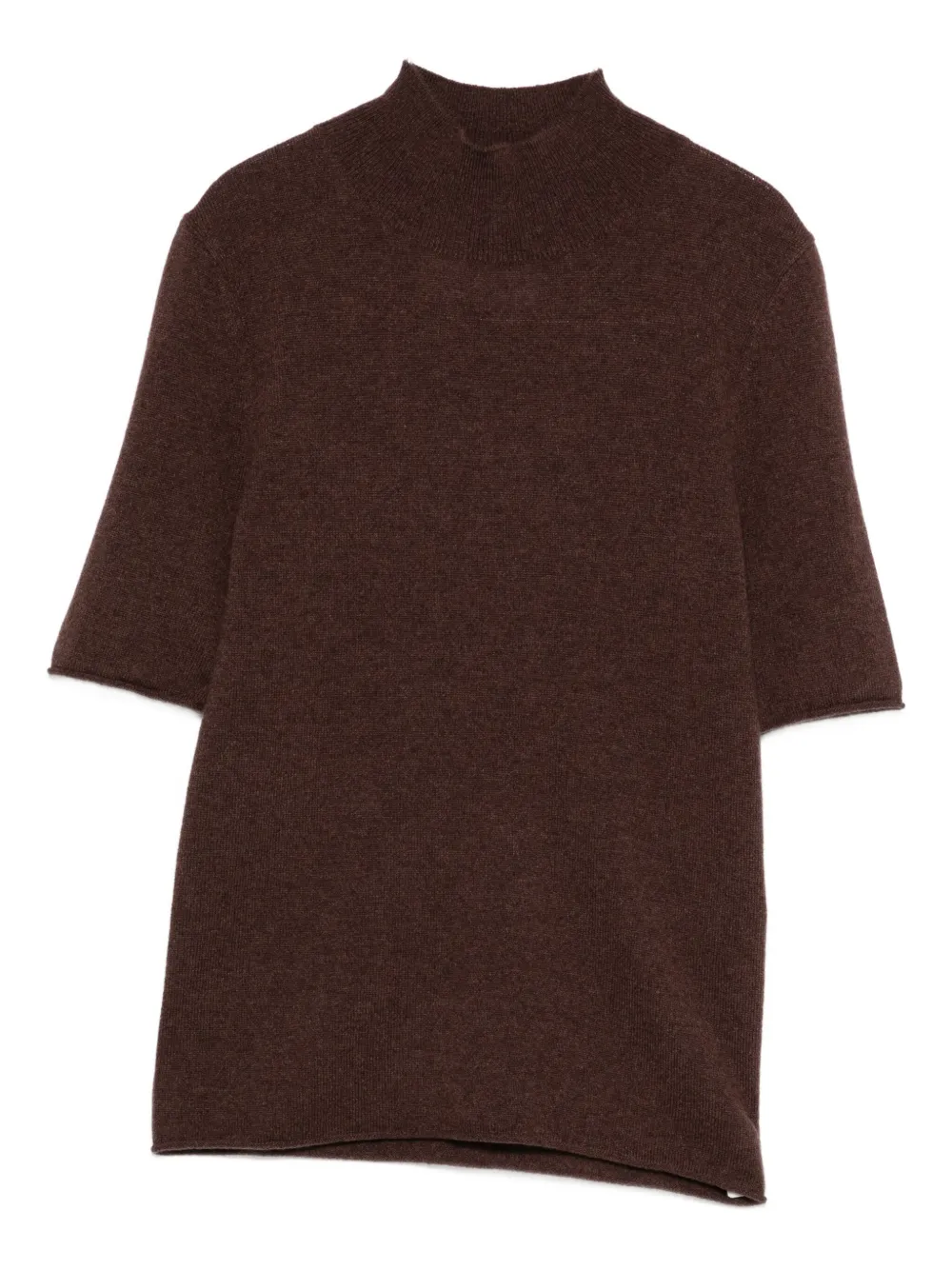 

Футболка с короткими рукавами и высоким воротом Gotha, коричневый