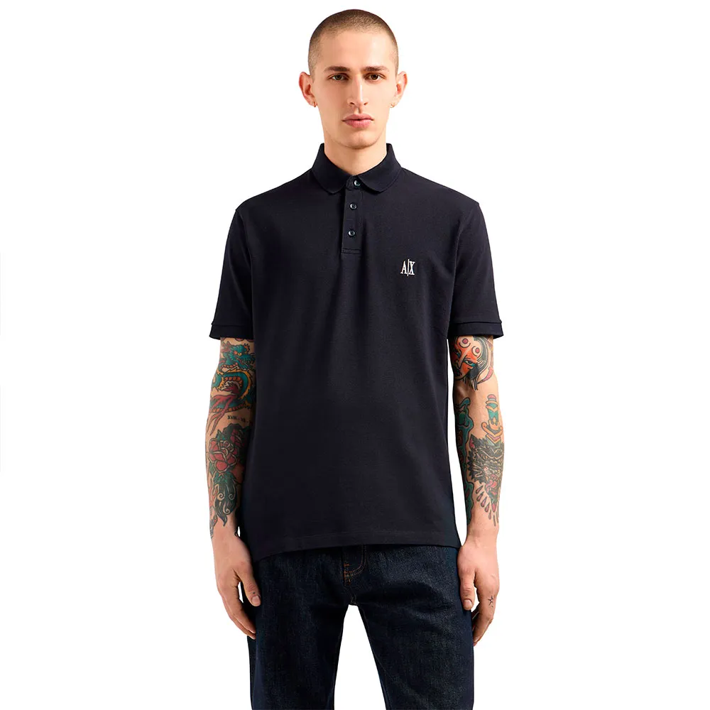 

Поло с коротким рукавом Armani Exchange XM000367_AF13022, черный