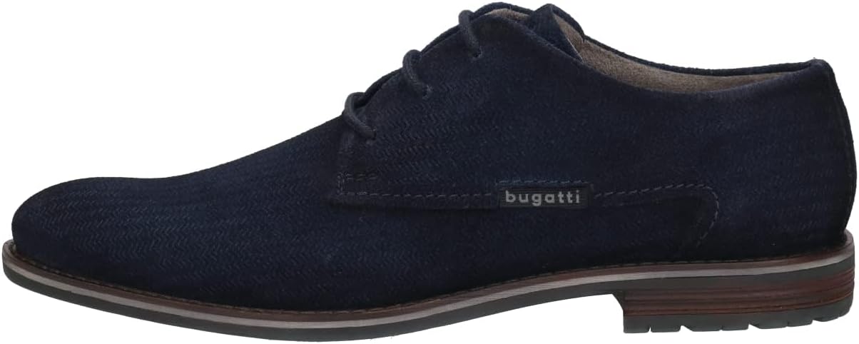 

Мужские ботинки Bugatti на шнуровке, темно-синий