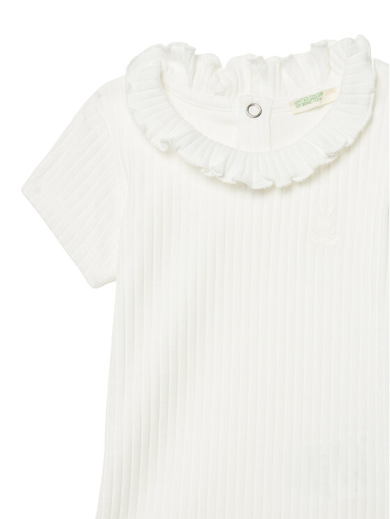 Детский комбинезон 3F1AAB00N United Colors Of Benetton, белый — фото 3