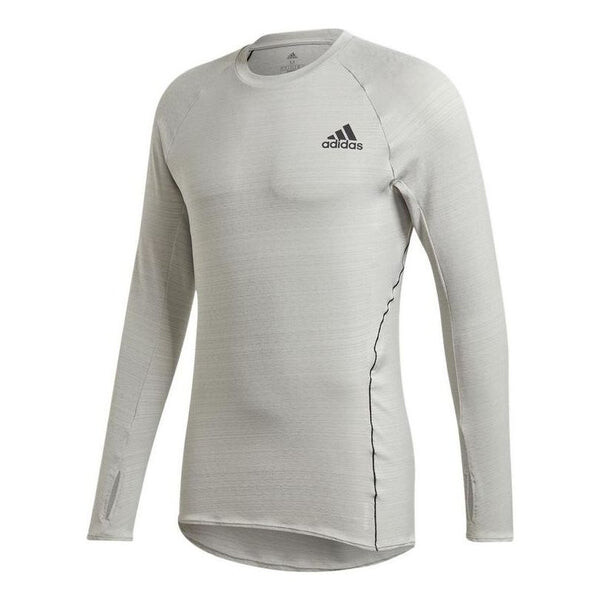 

Футболка runner long sleeve tee Adidas, серый