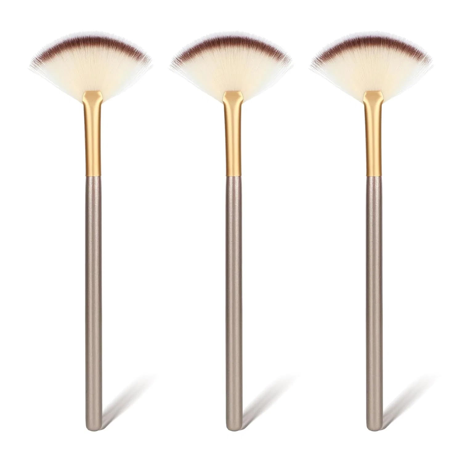 Набор из 3 веерных кистей Amaxiu для масок Amaxiu, 3Pcs Wood