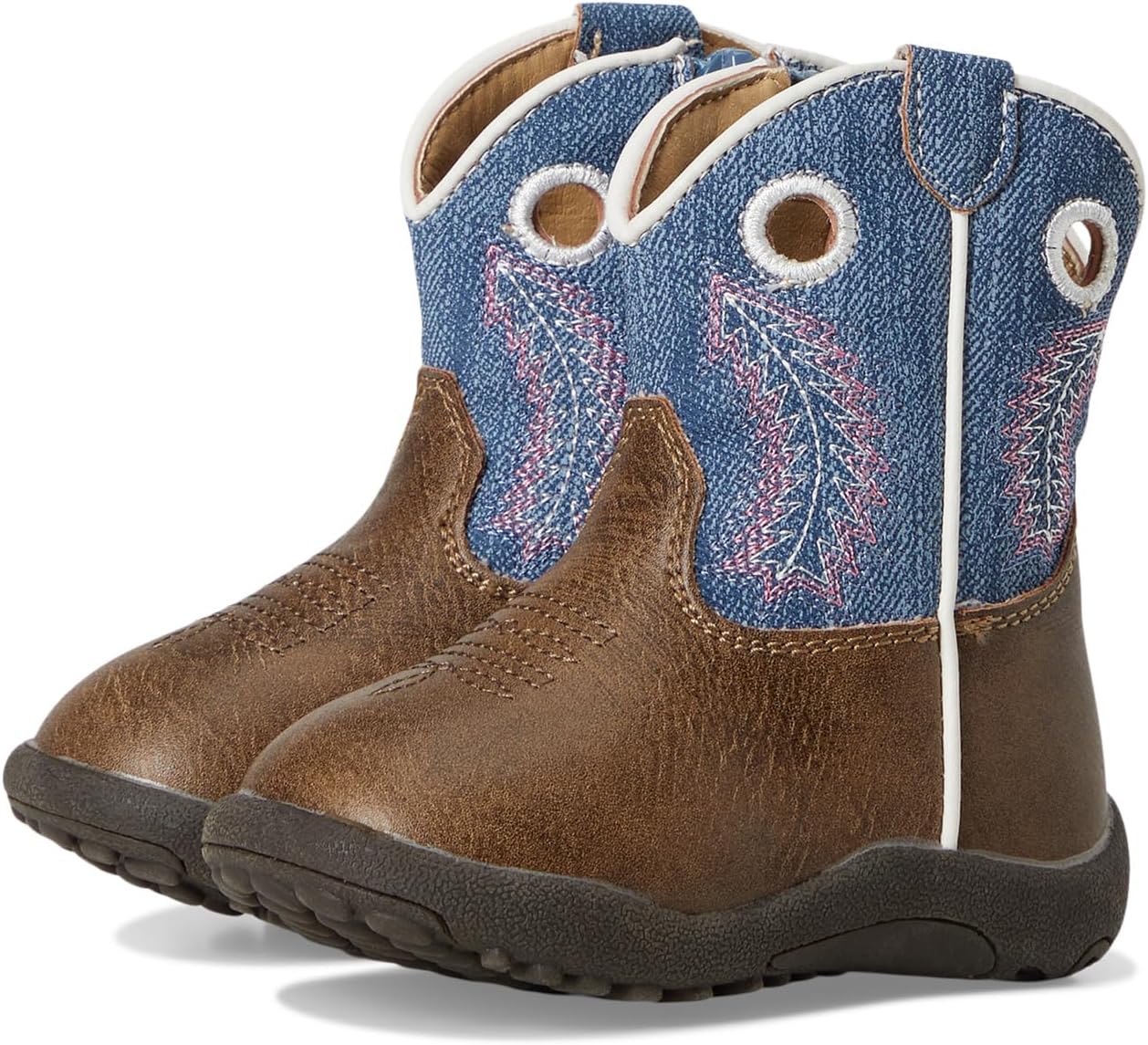 

Ботинки Roper Kids Cowbaby Cowbabies Willow, Brown Faux Leather Vamp