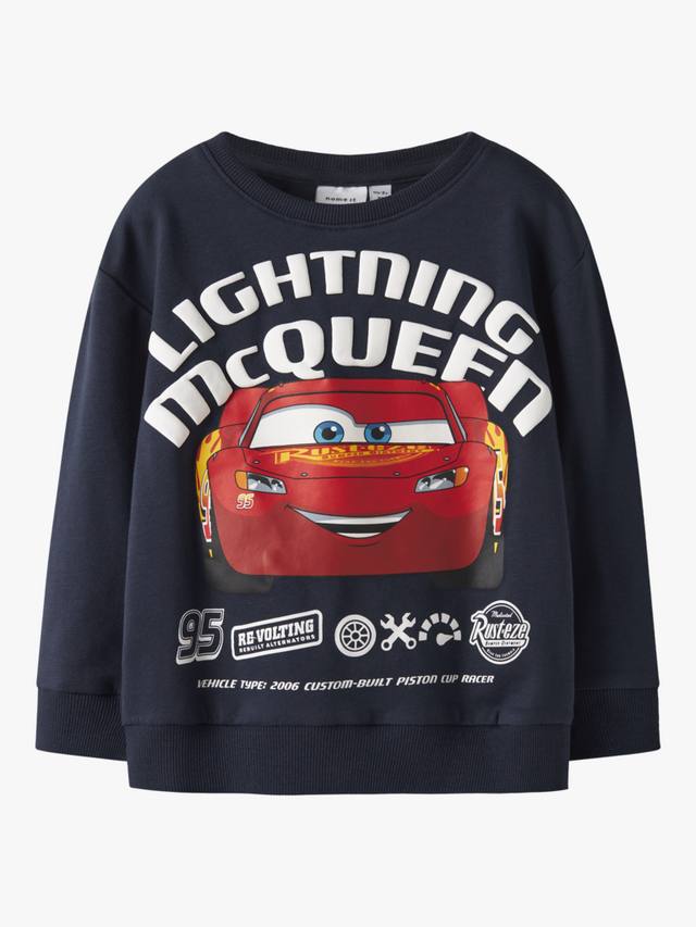 

Детский свитшот NAME IT Cars, Navy Blazer