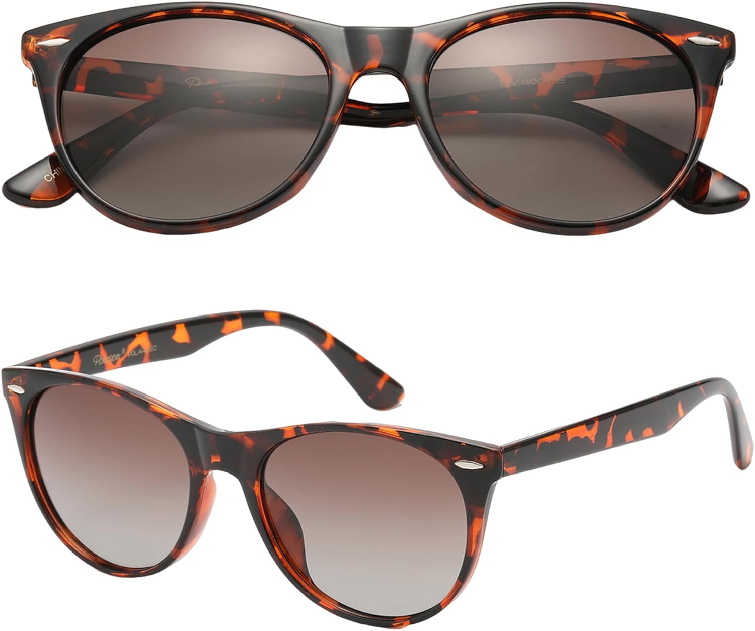 

Поляризованные солнцезащитные очки PolarSpex для женщин, ретро-классические очки «кошачий глаз», защита от УФ-излучения, подходят для вождения и рыбалки, Honey Tortoise | Polarized Gradient Brown