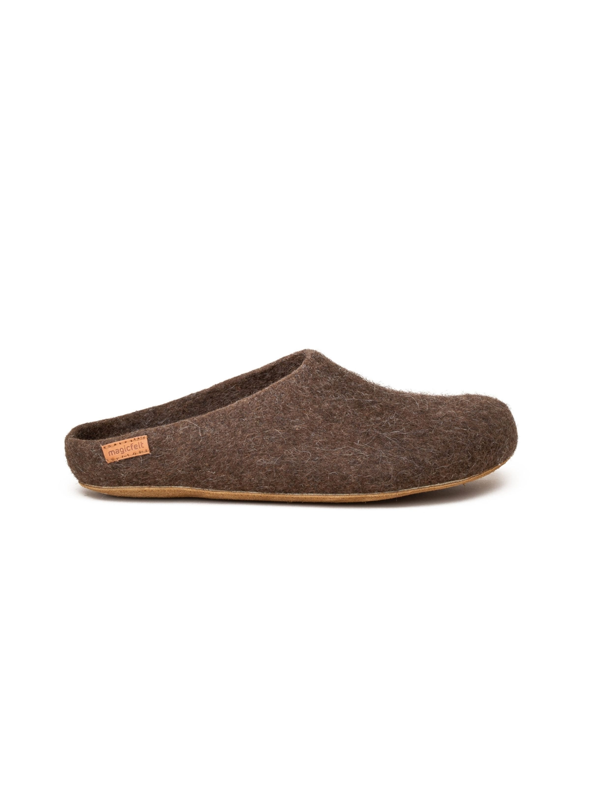Тапочки 'Filzpantoffel Magicfelt 713' в коричневом цвете — фото 3