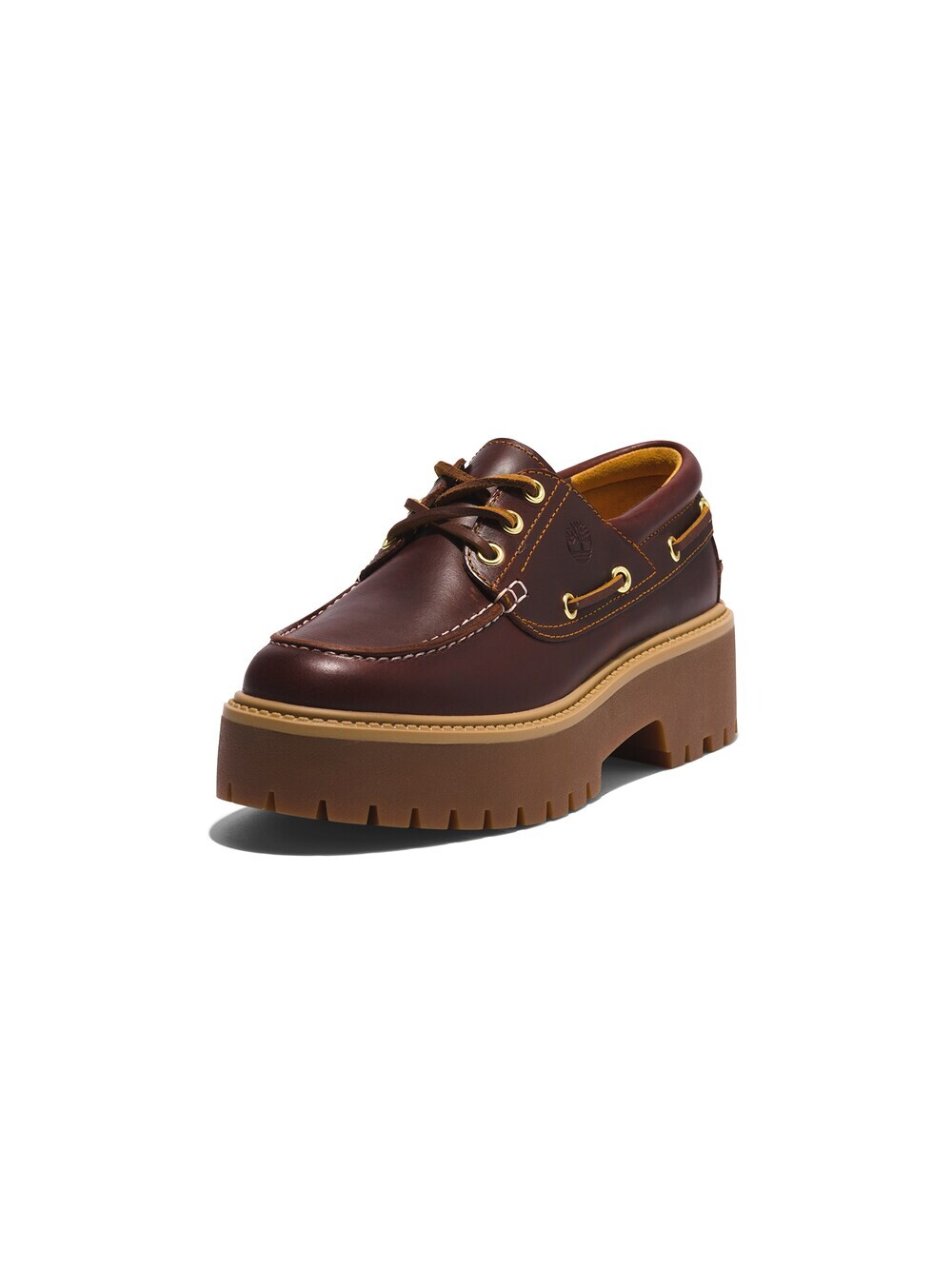 Туфли Timberland Stone Street 3 Eye на шнуровке, коричневый / карамельный / темно-коричневый