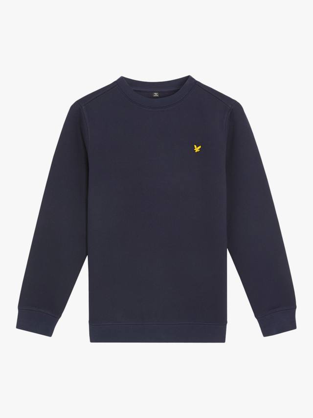 

Детская флисовая толстовка с круглым вырезом Lyle & Scott, Z271 Dark Navy