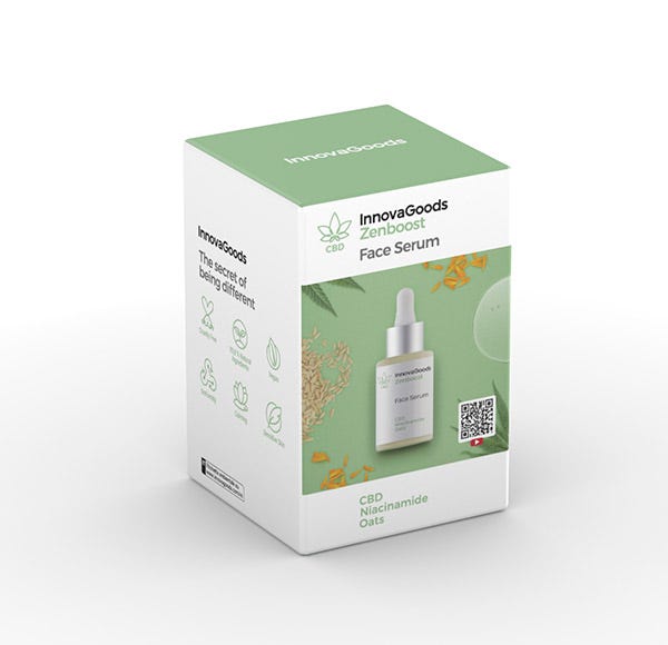 Сыворотка Innovagoods — Успокаивающая для лица CBD Niacinamide Oats, 30 мл — фото 2