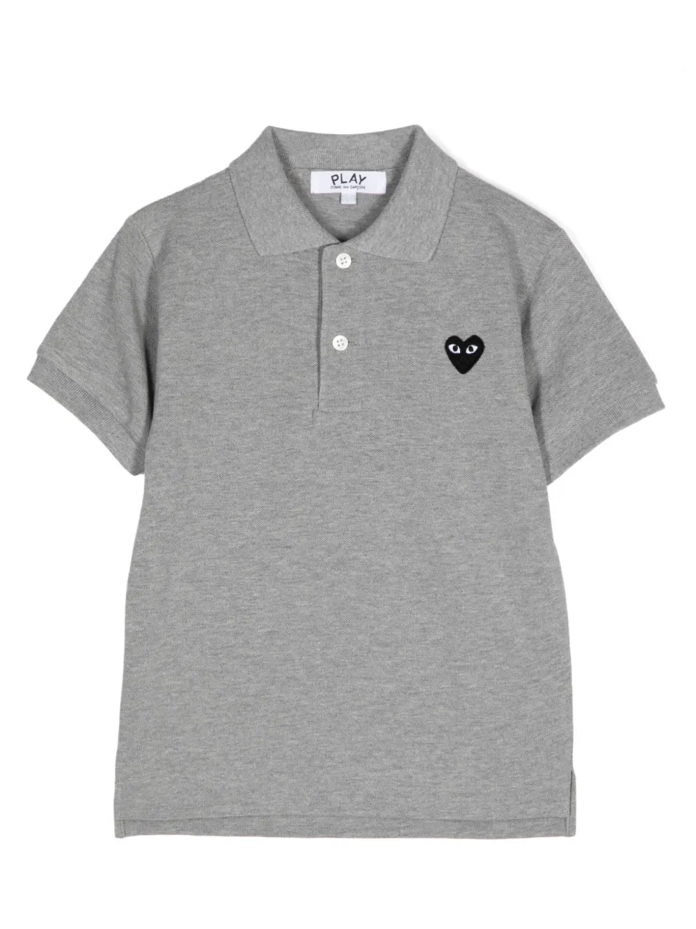 

Рубашка поло с вышивкой Comme Des Garçons Play, серый