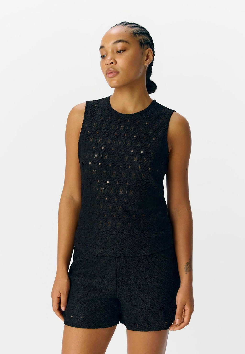 

Блуза BRODERIE ANGLAISE Object, черный