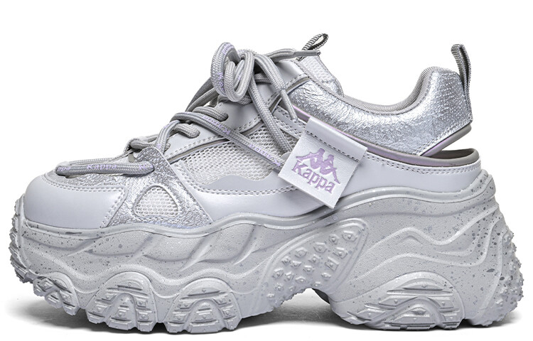 

Кроссовки Kappa Chunky Sneakers Women's Low-top Silver, серый