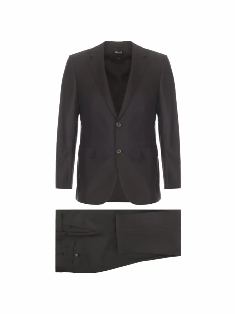 

Шерстяной костюм Zegna, черный