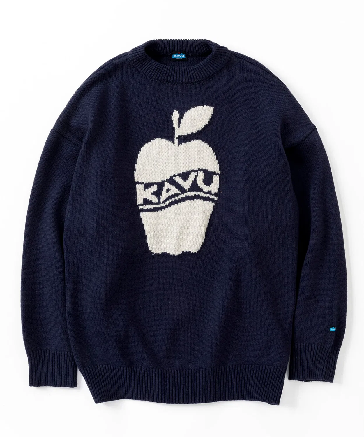 Детский свитер KAVU Apple Knit, хлопок, тёмно-синий
