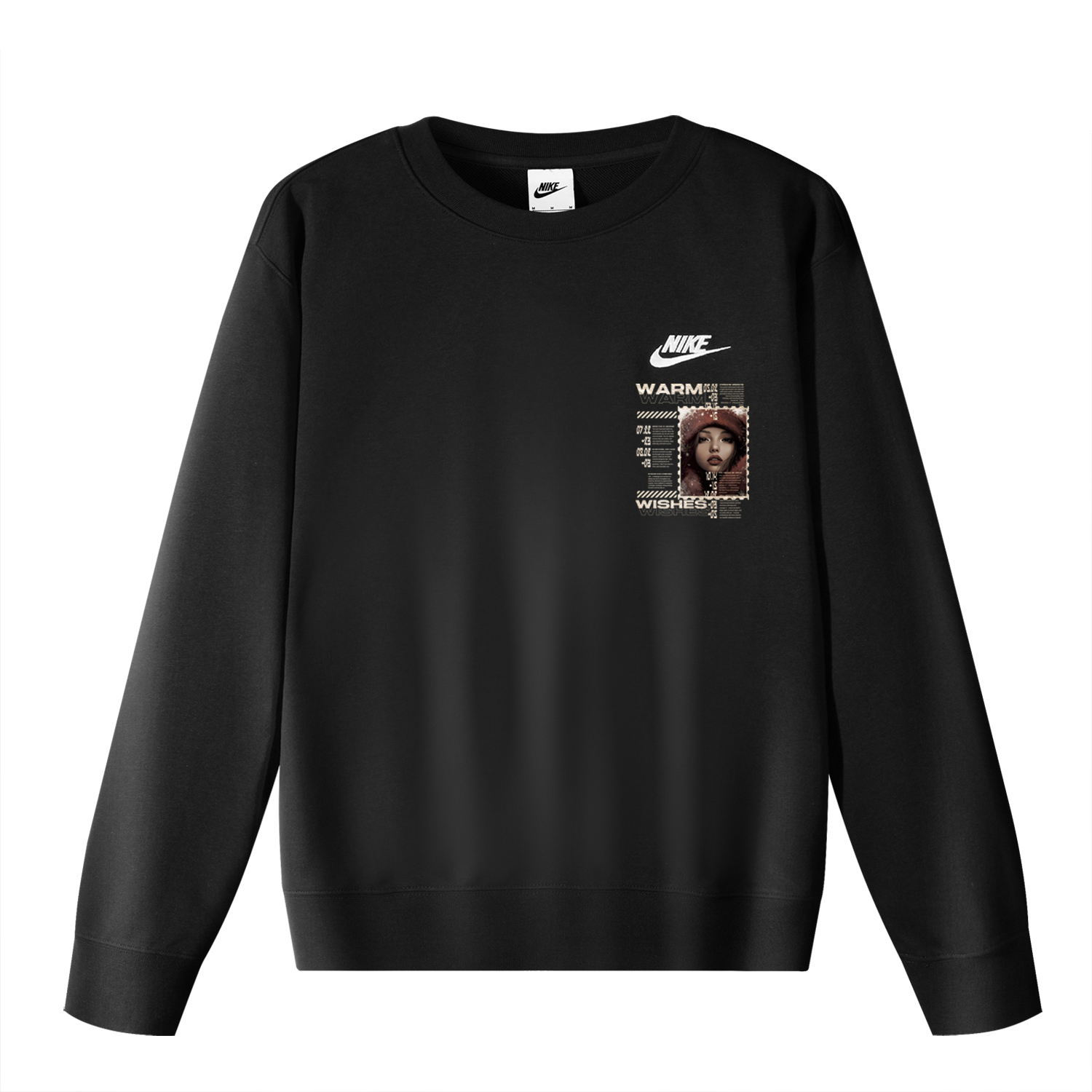 

Nike Свитшот унисекс черный